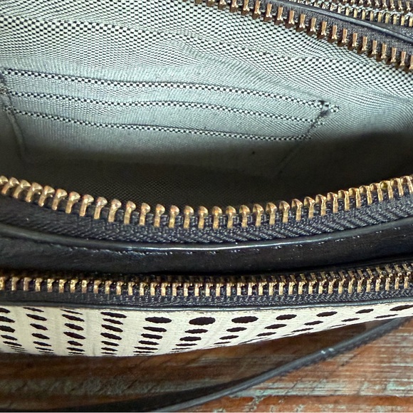 Fossil Black and White Woman’s Campbell Polka Dot Crossbody Bag - Picture 13 of 13